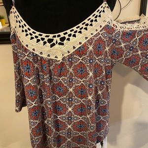 Off the shoulder blouse